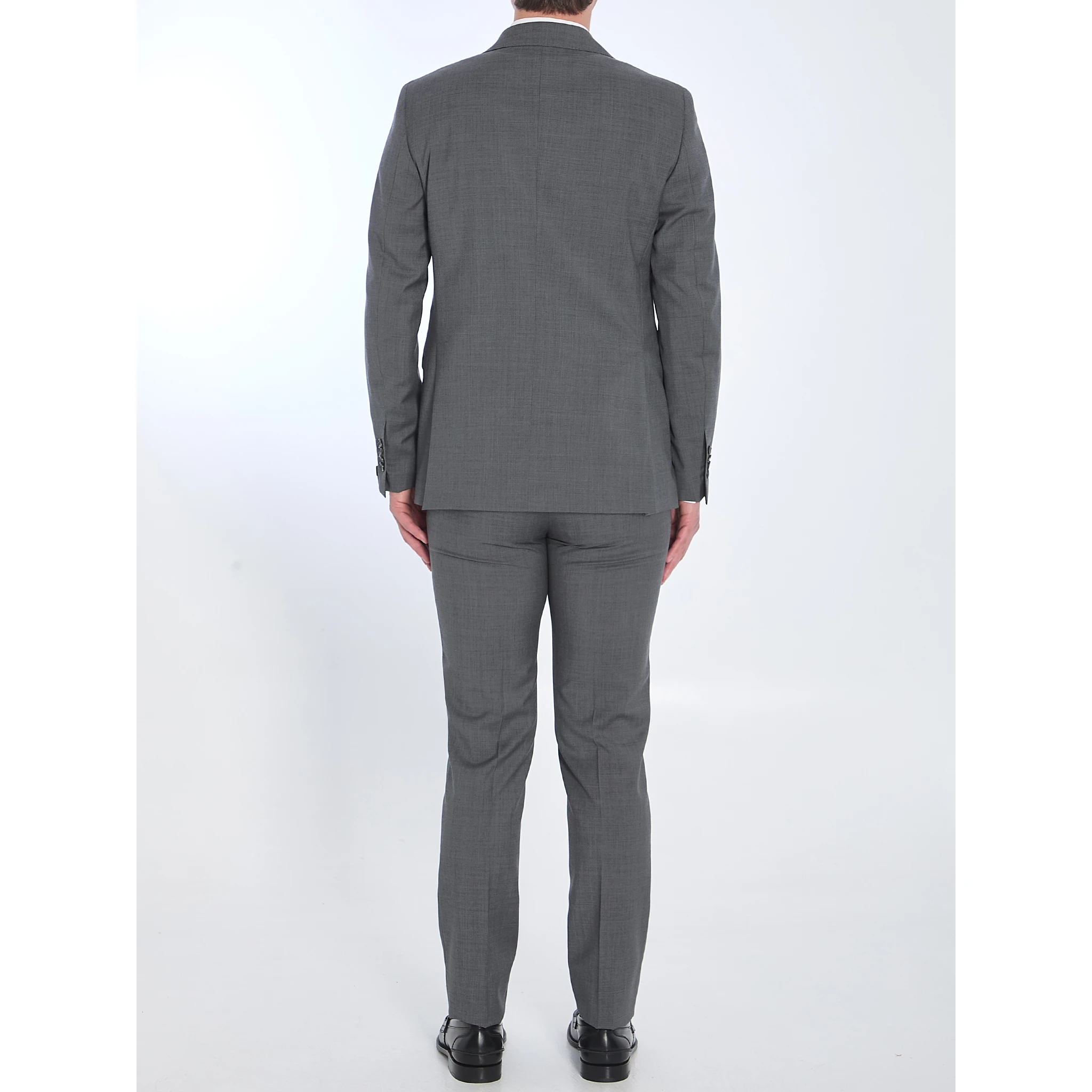 Virgin wool two-piece suit