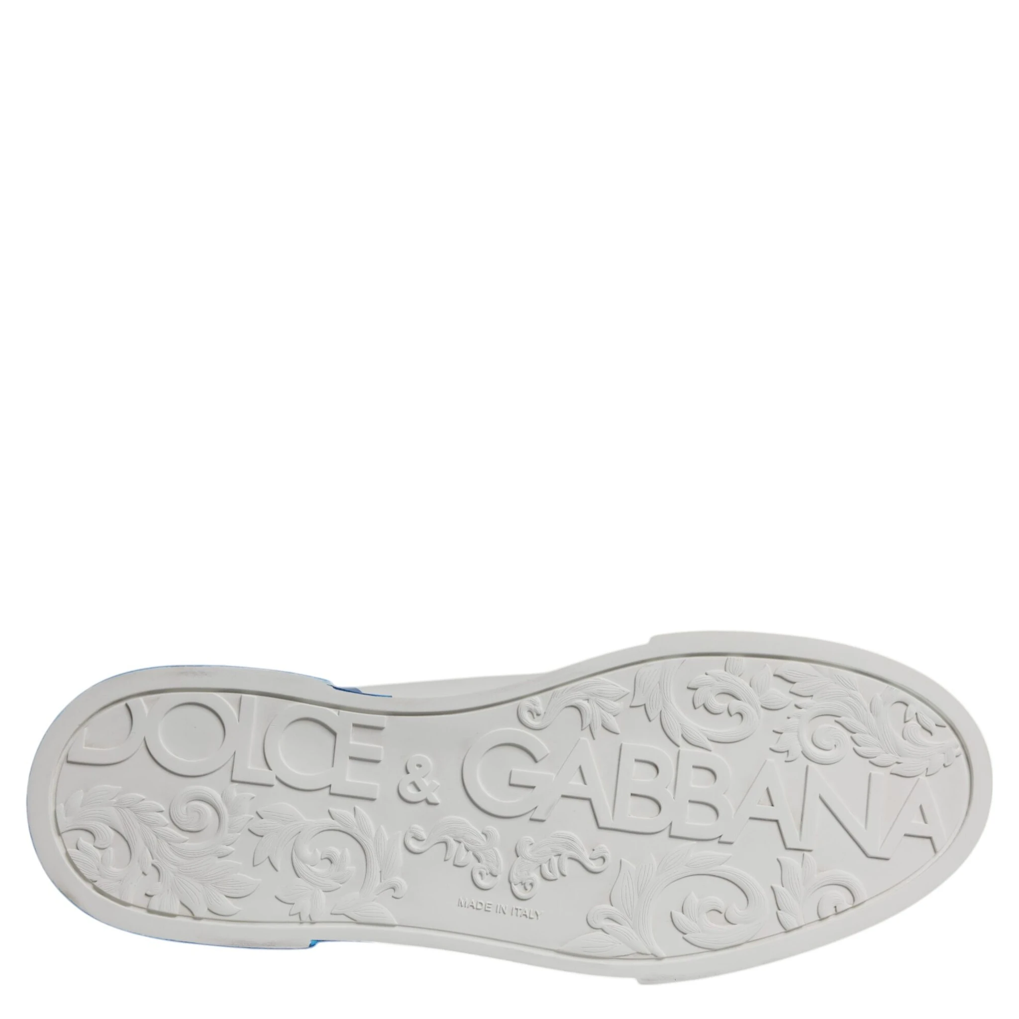 White Blue Leather Logo Low Top Sneakers Shoes