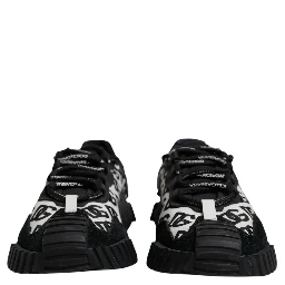 Black Logo Lace Up Low Top NS1 Sneakers Shoes