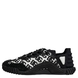 Black Logo Lace Up Low Top NS1 Sneakers Shoes