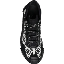 Black Logo Lace Up Low Top NS1 Sneakers Shoes