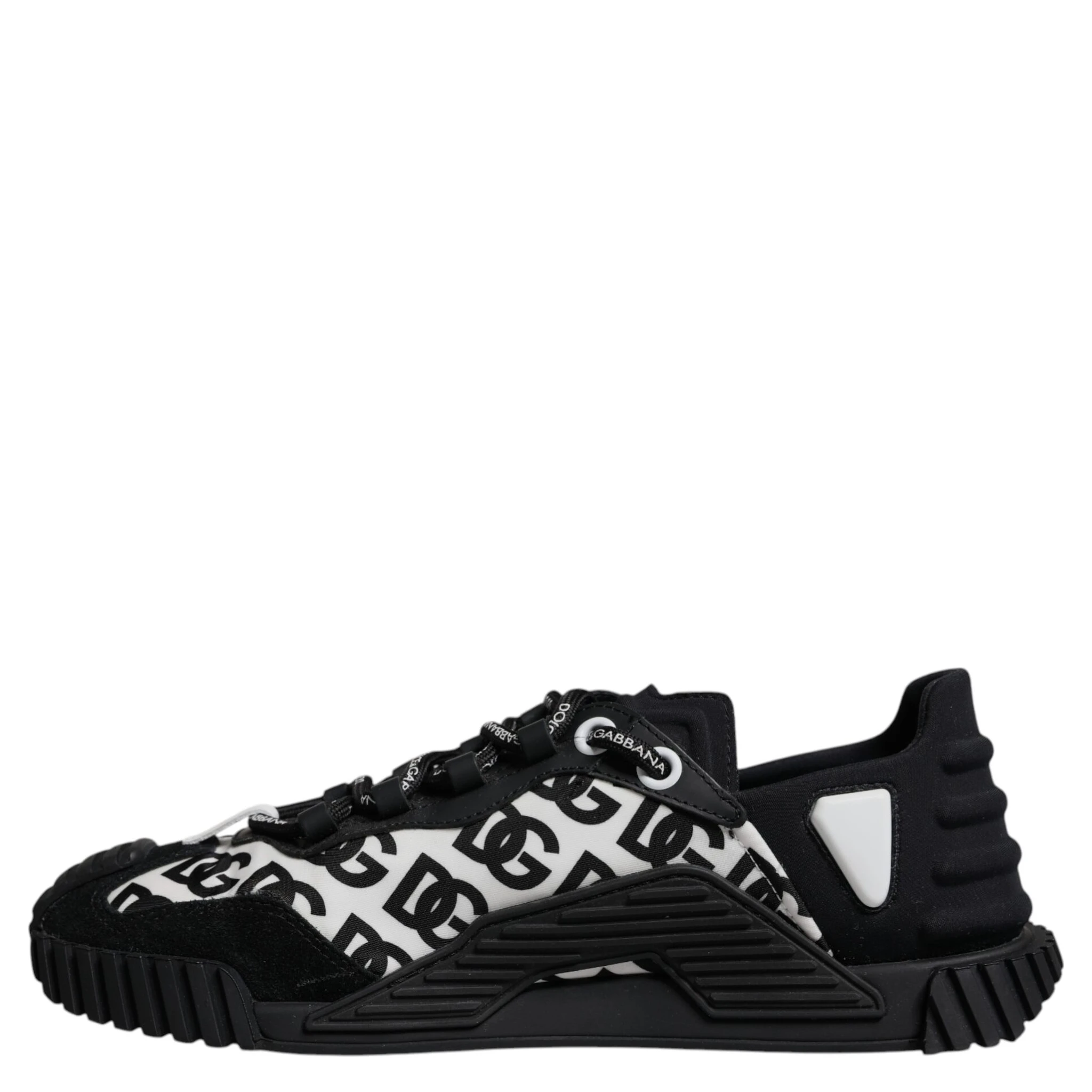 Black Logo Lace Up Low Top NS1 Sneakers Shoes