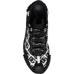 Black Logo Lace Up Low Top NS1 Sneakers Shoes