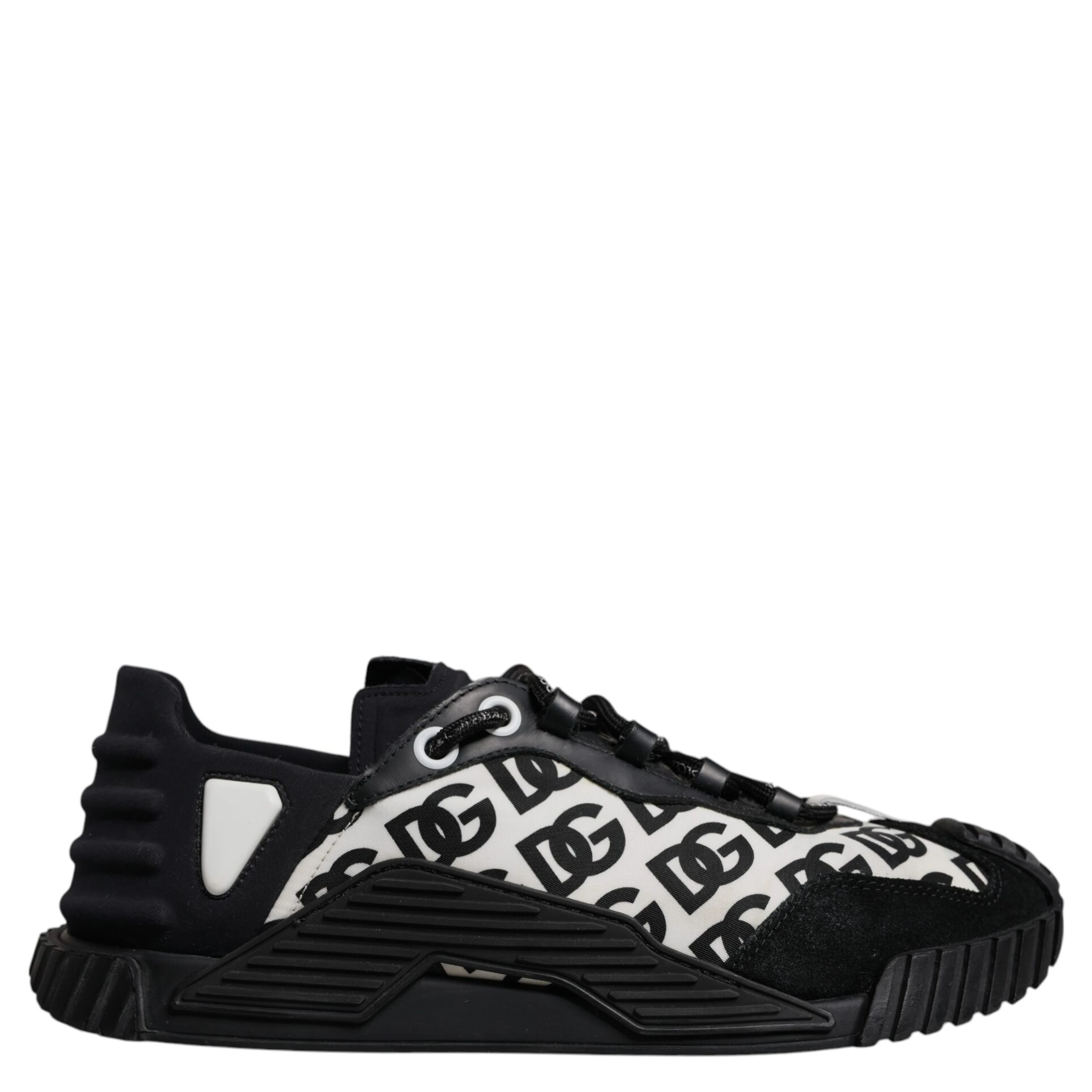 Black Logo Lace Up Low Top NS1 Sneakers Shoes