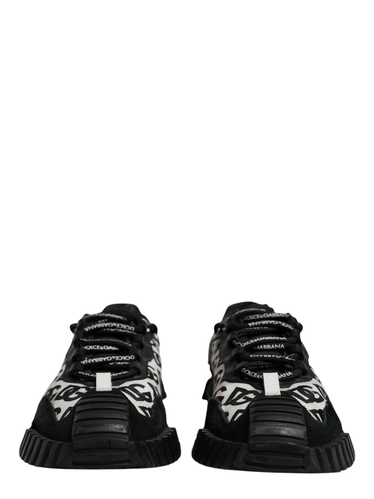 Black Logo Lace Up Low Top NS1 Sneakers Shoes alternative