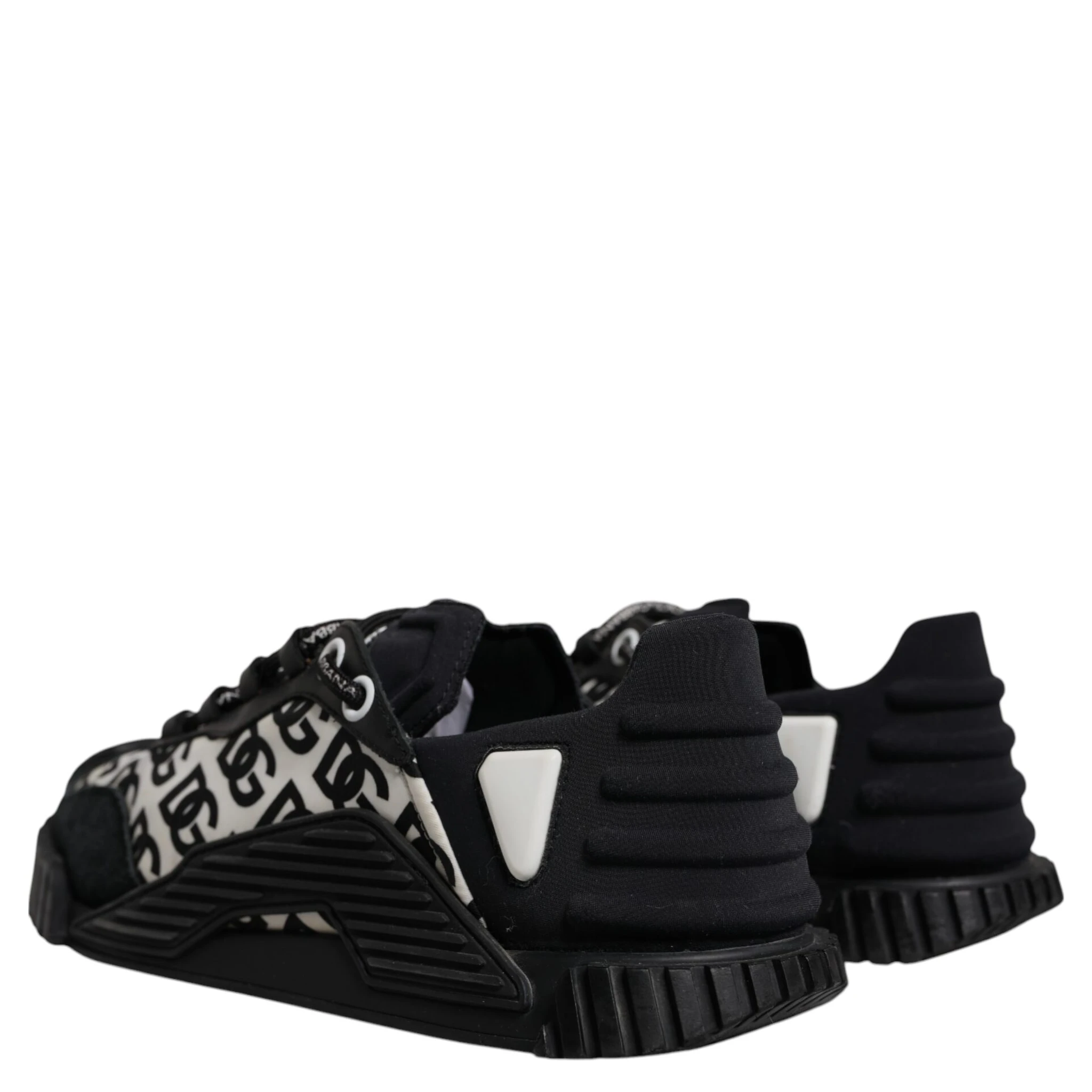 Black Logo Lace Up Low Top NS1 Sneakers Shoes