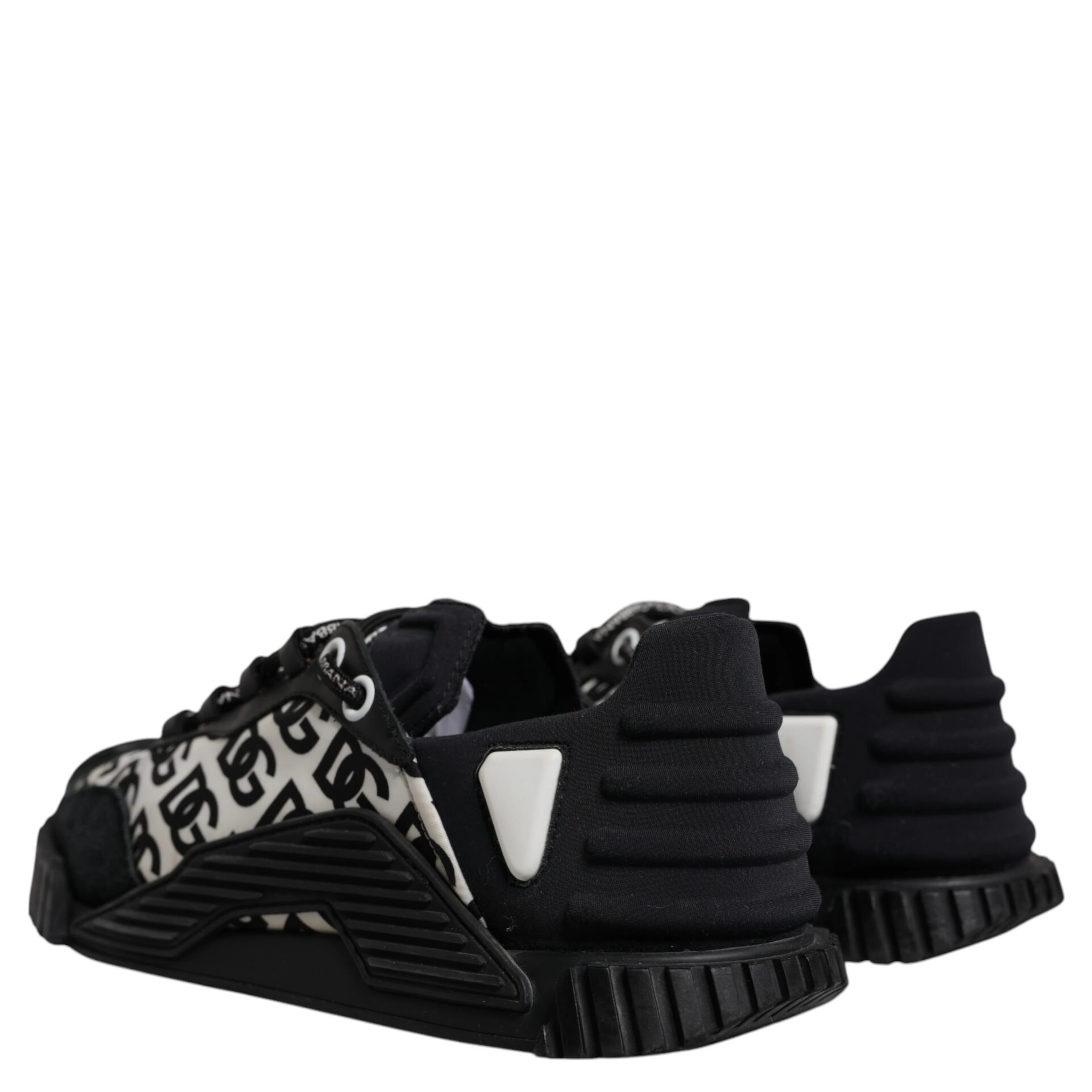 Black Logo Lace Up Low Top NS1 Sneakers Shoes