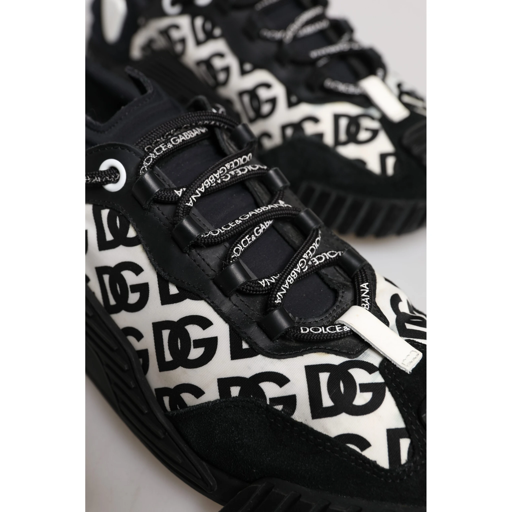 Black Logo Lace Up Low Top NS1 Sneakers Shoes