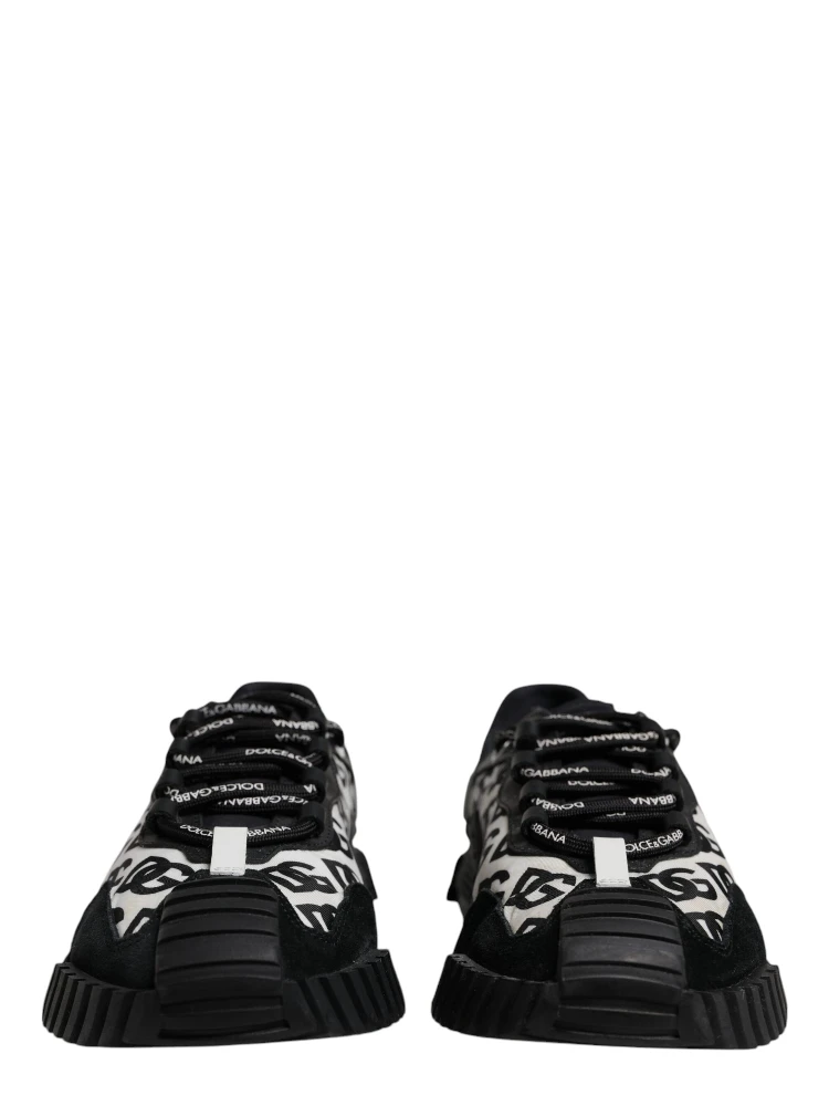 Black Logo Lace Up Low Top NS1 Sneakers Shoes alternative