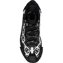 Black Logo Lace Up Low Top NS1 Sneakers Shoes