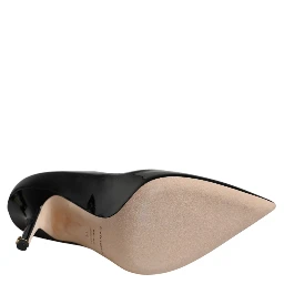 Black Patent Leather High Heels Pumps Shoes