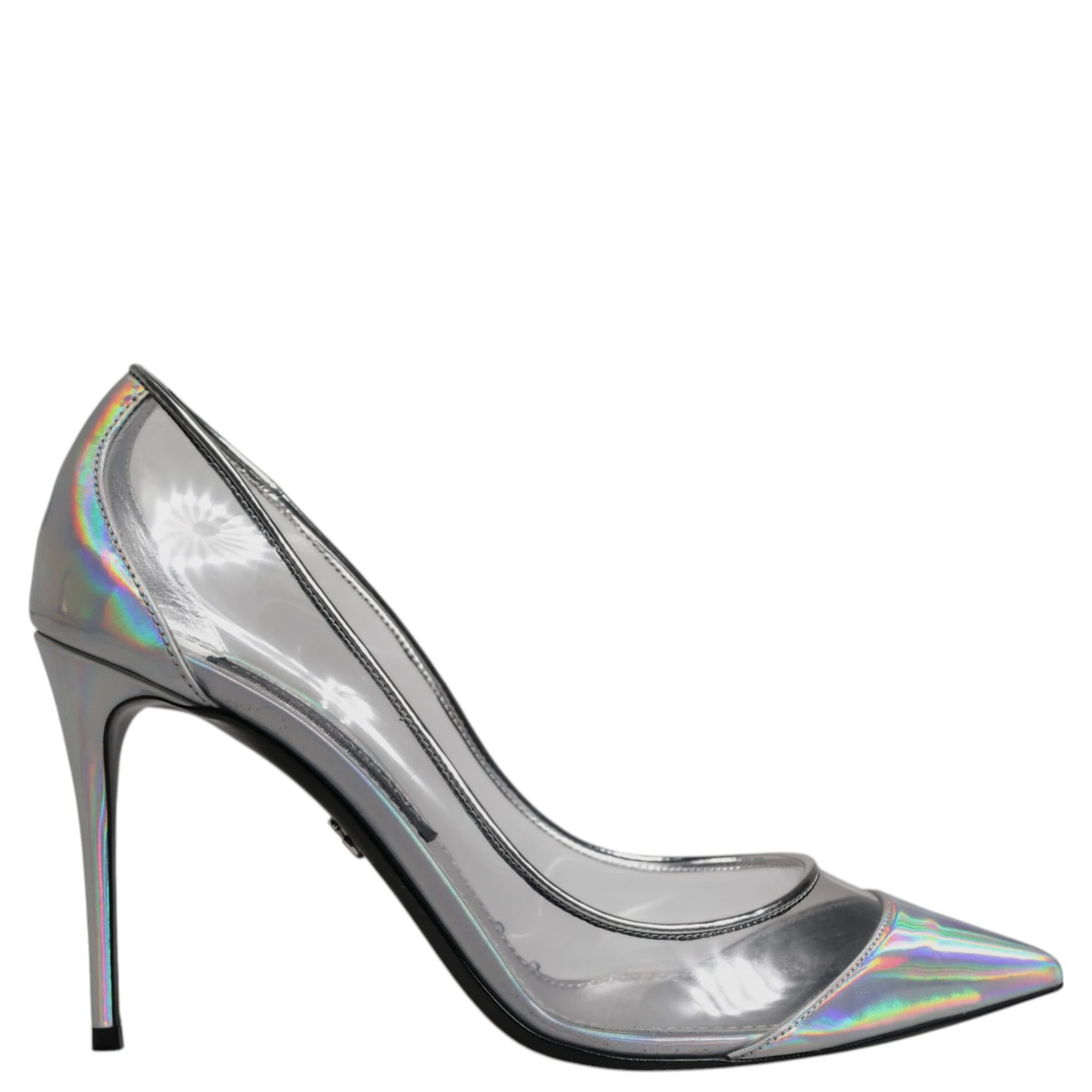 Multicolor Iridescent Pointed Toe Pumps Shoes