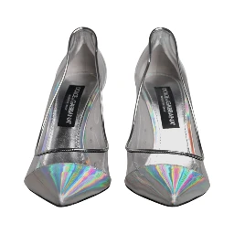 Multicolor Iridescent Pointed Toe Pumps Shoes