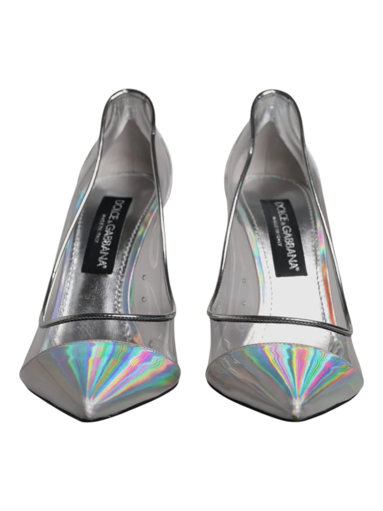Multicolor Iridescent Pointed Toe Pumps Shoes alternative