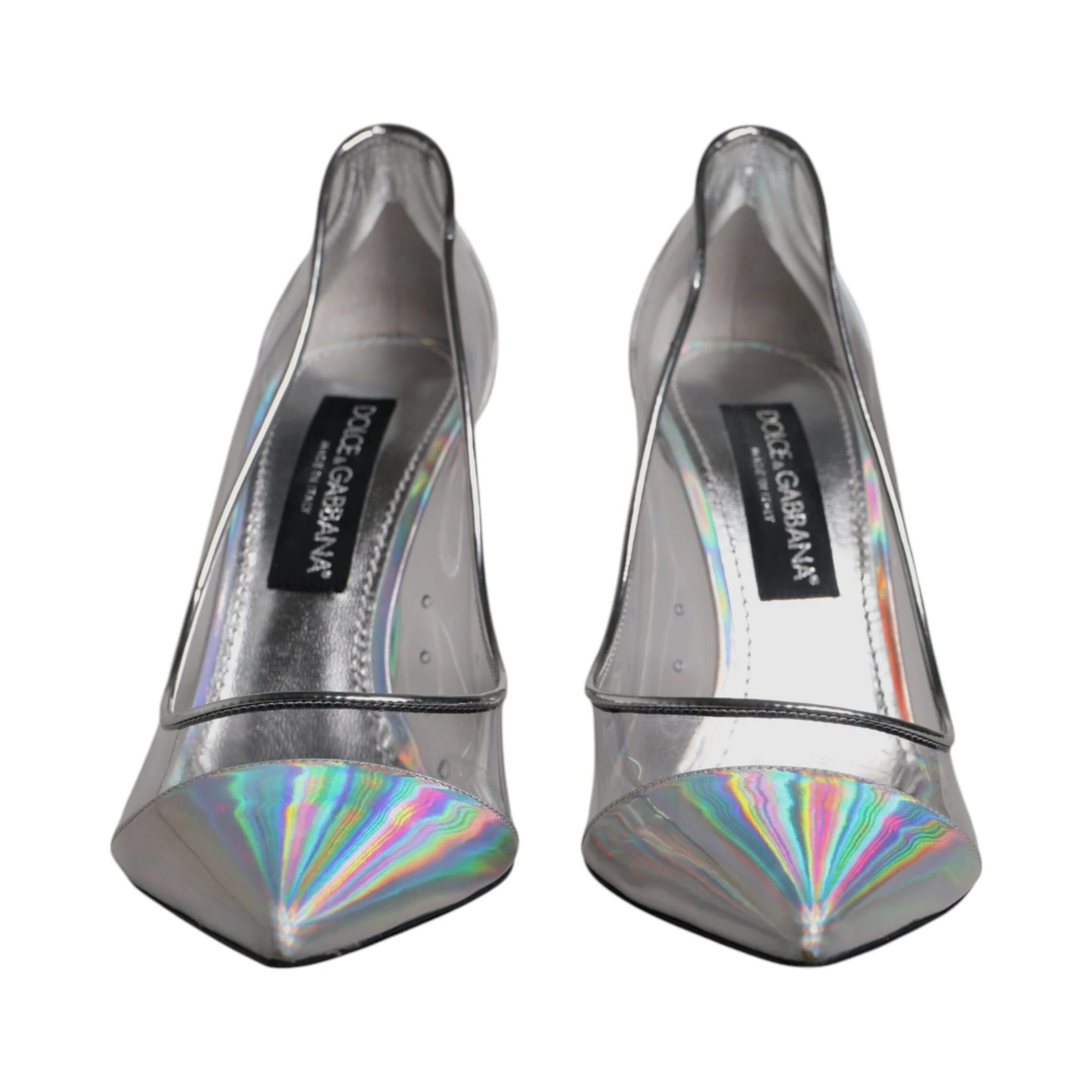 Multicolor Iridescent Pointed Toe Pumps Shoes