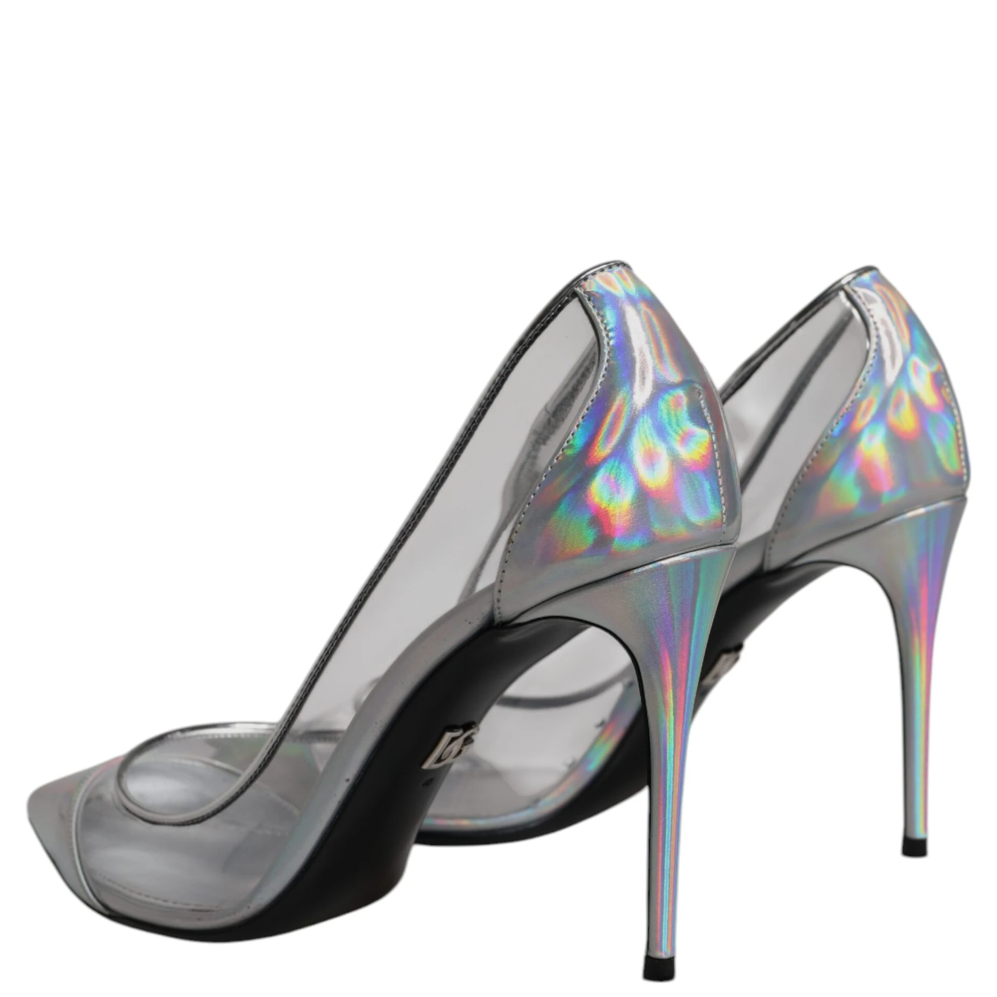 Multicolor Iridescent Pointed Toe Pumps Shoes