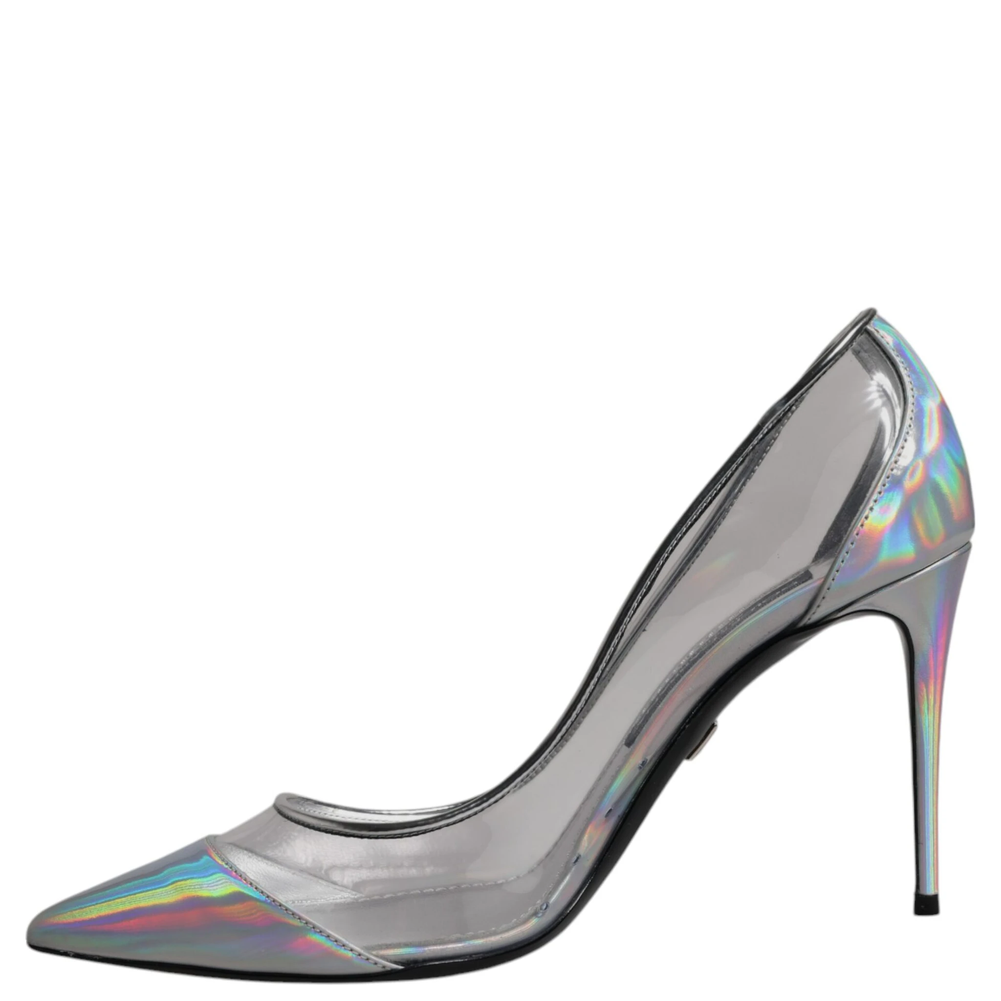Multicolor Iridescent Pointed Toe Pumps Shoes