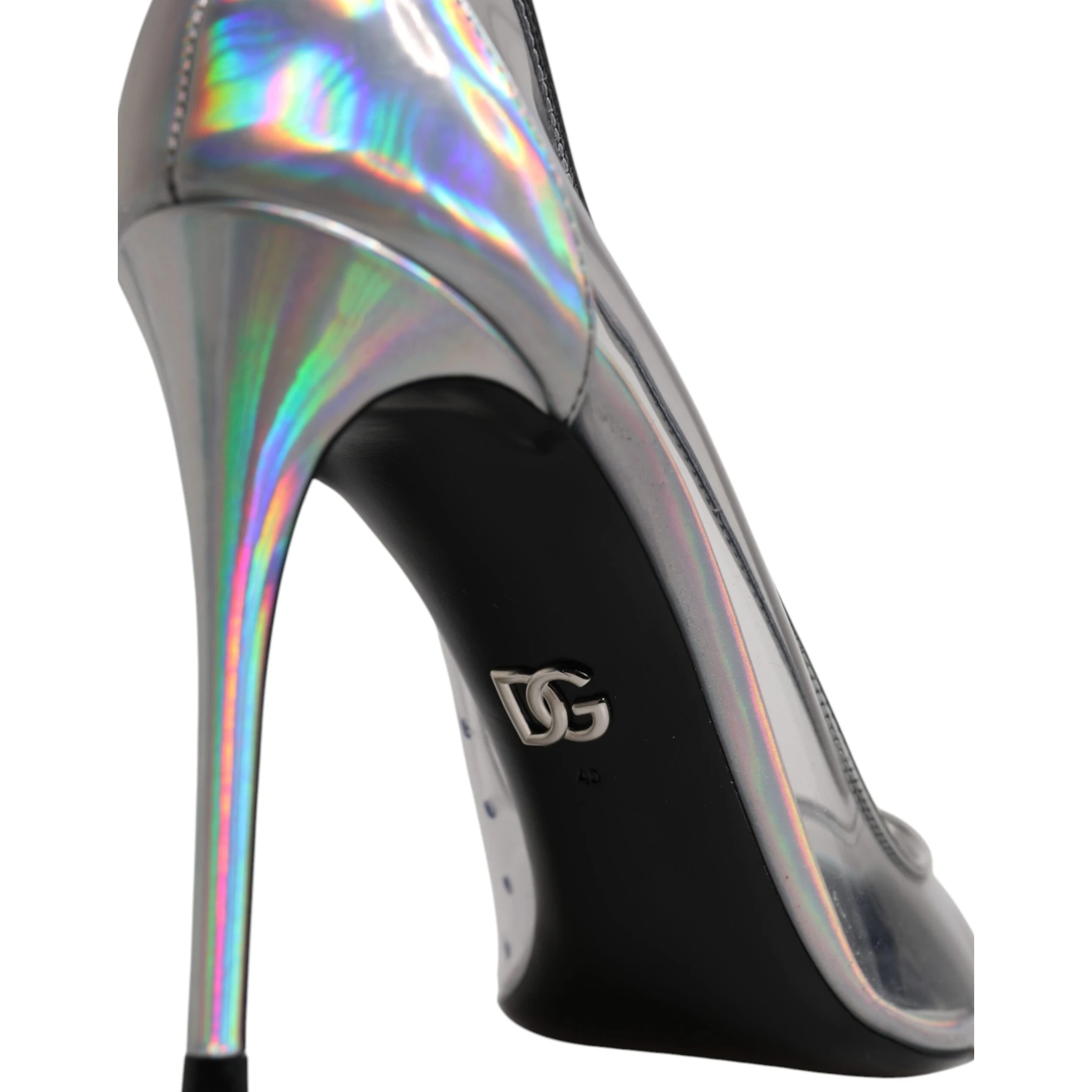 Multicolor Iridescent Pointed Toe Pumps Shoes