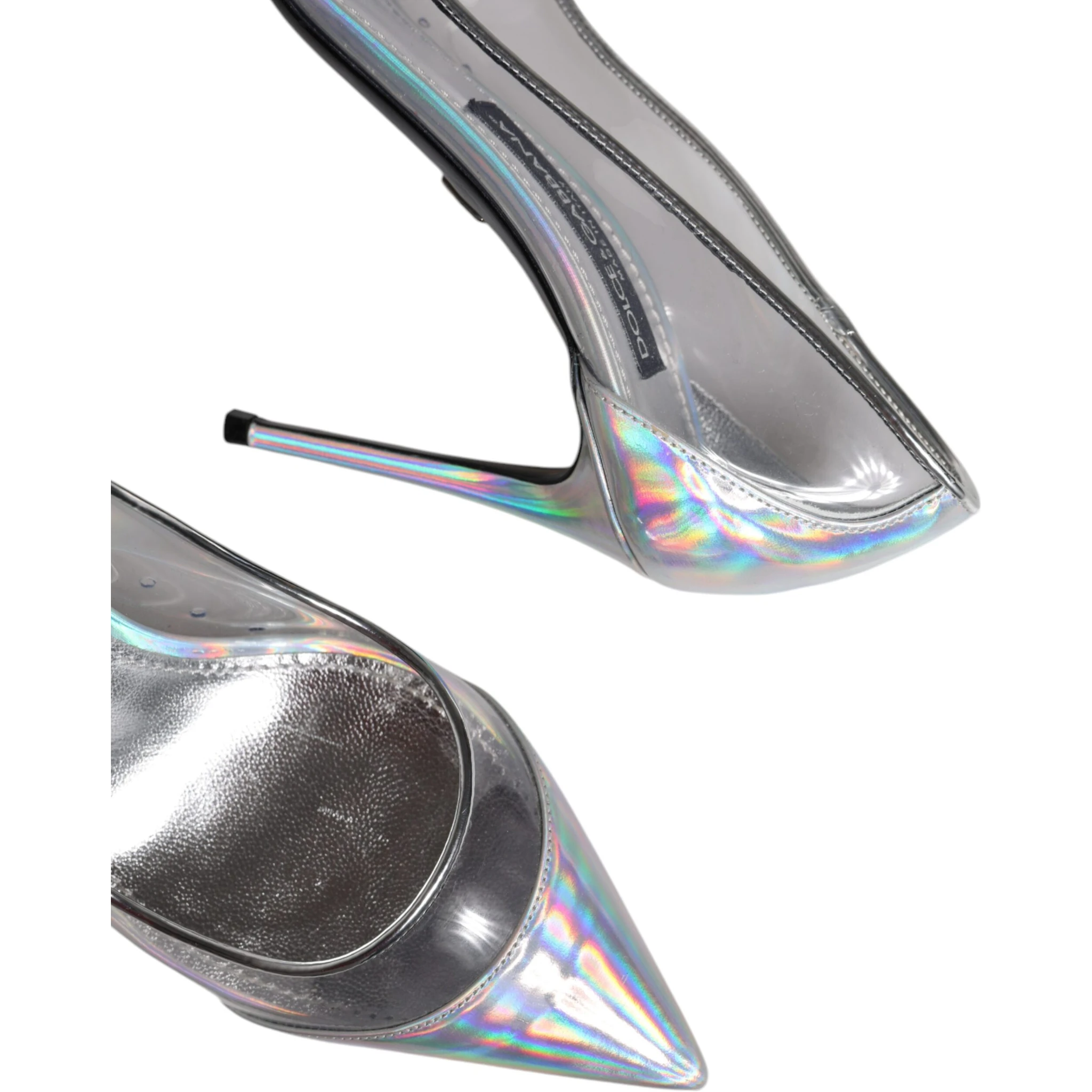 Multicolor Iridescent Pointed Toe Pumps Shoes
