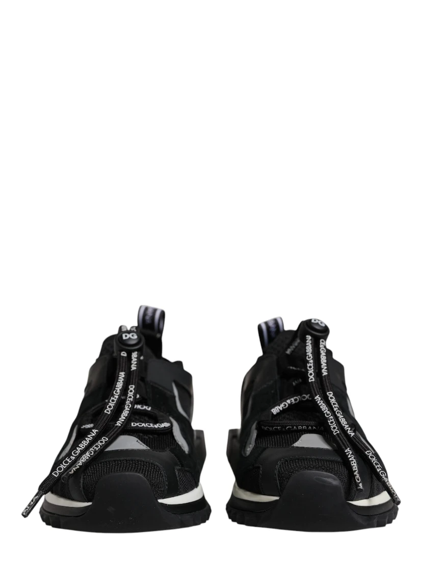 Black Mesh Sorrento Trekking Sneakers Shoes