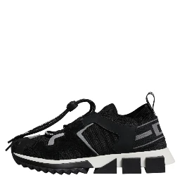Black Mesh Sorrento Trekking Sneakers Shoes