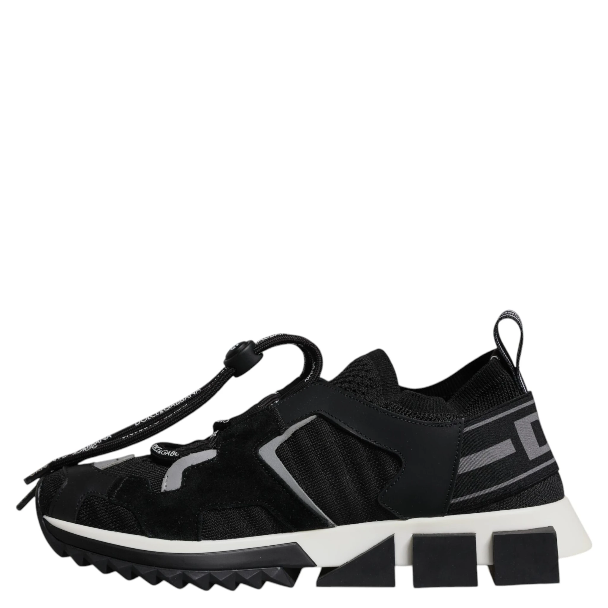 Black Mesh Sorrento Trekking Sneakers Shoes