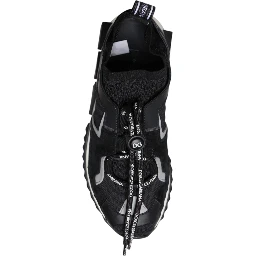 Black Mesh Sorrento Trekking Sneakers Shoes