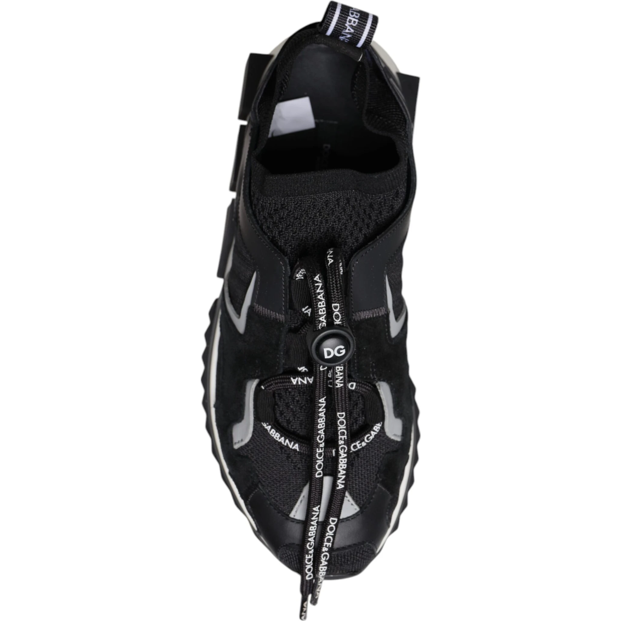 Black Mesh Sorrento Trekking Sneakers Shoes