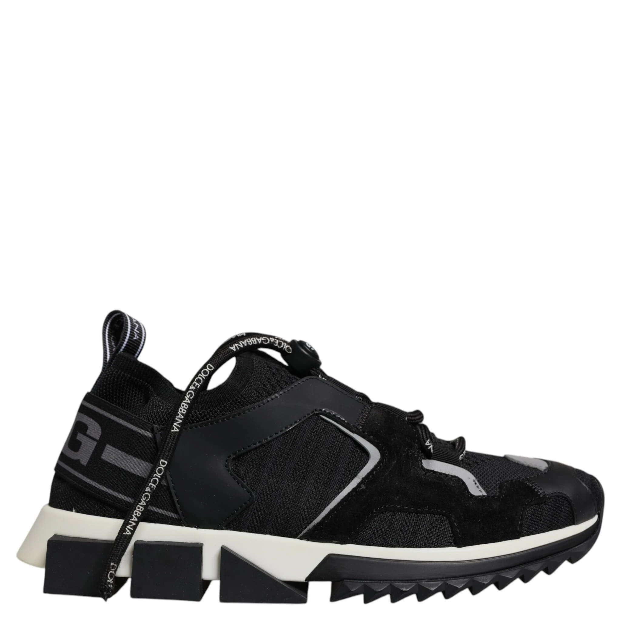 Black Mesh Sorrento Trekking Sneakers Shoes
