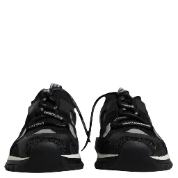 Black Mesh Sorrento Trekking Sneakers Shoes