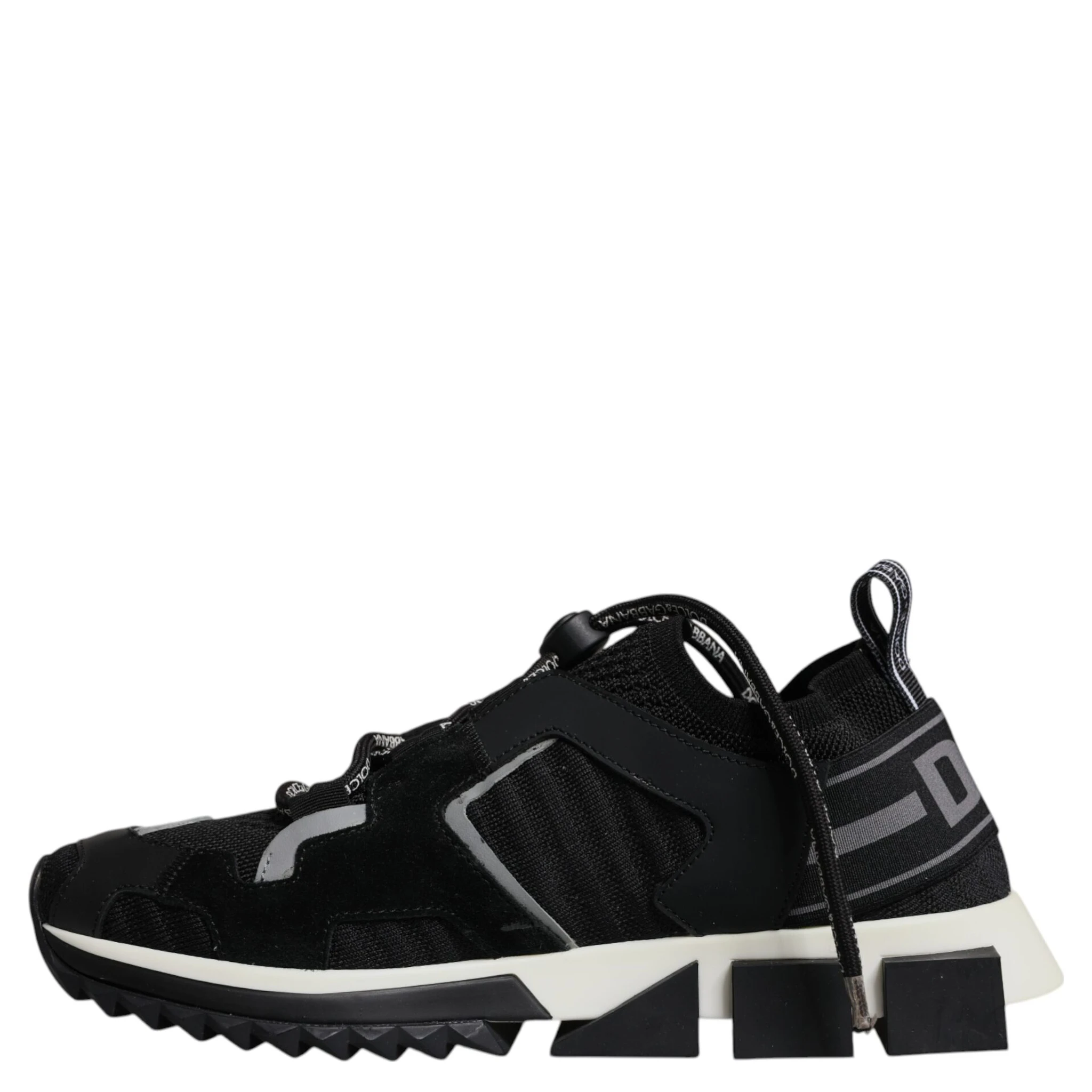 Black Mesh Sorrento Trekking Sneakers Shoes