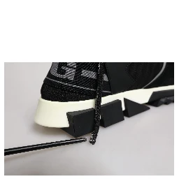 Black Mesh Sorrento Trekking Sneakers Shoes