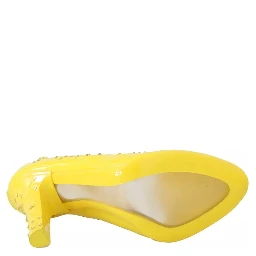 Yellow Crystal Heels CINDERELLA Shoes