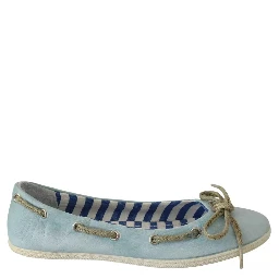 Minnesota Blue Stripe Flat Slip-On Shoes