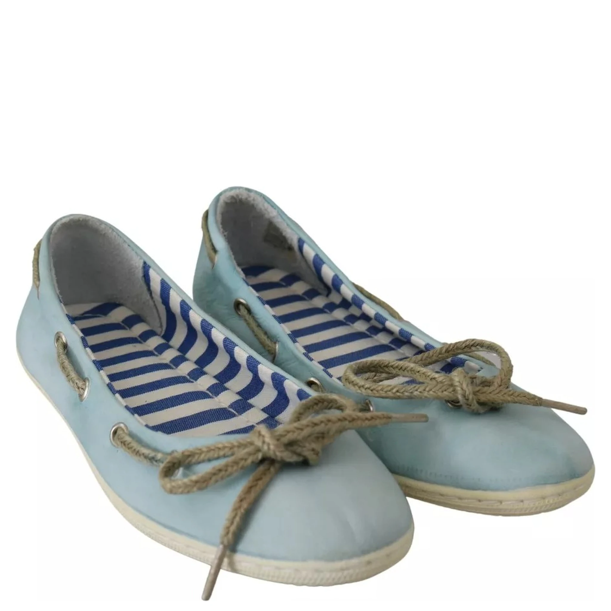 Minnesota Blue Stripe Flat Slip-On Shoes