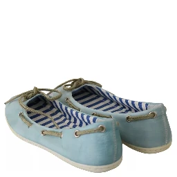 Minnesota Blue Stripe Flat Slip-On Shoes