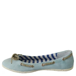 Minnesota Blue Stripe Flat Slip-On Shoes