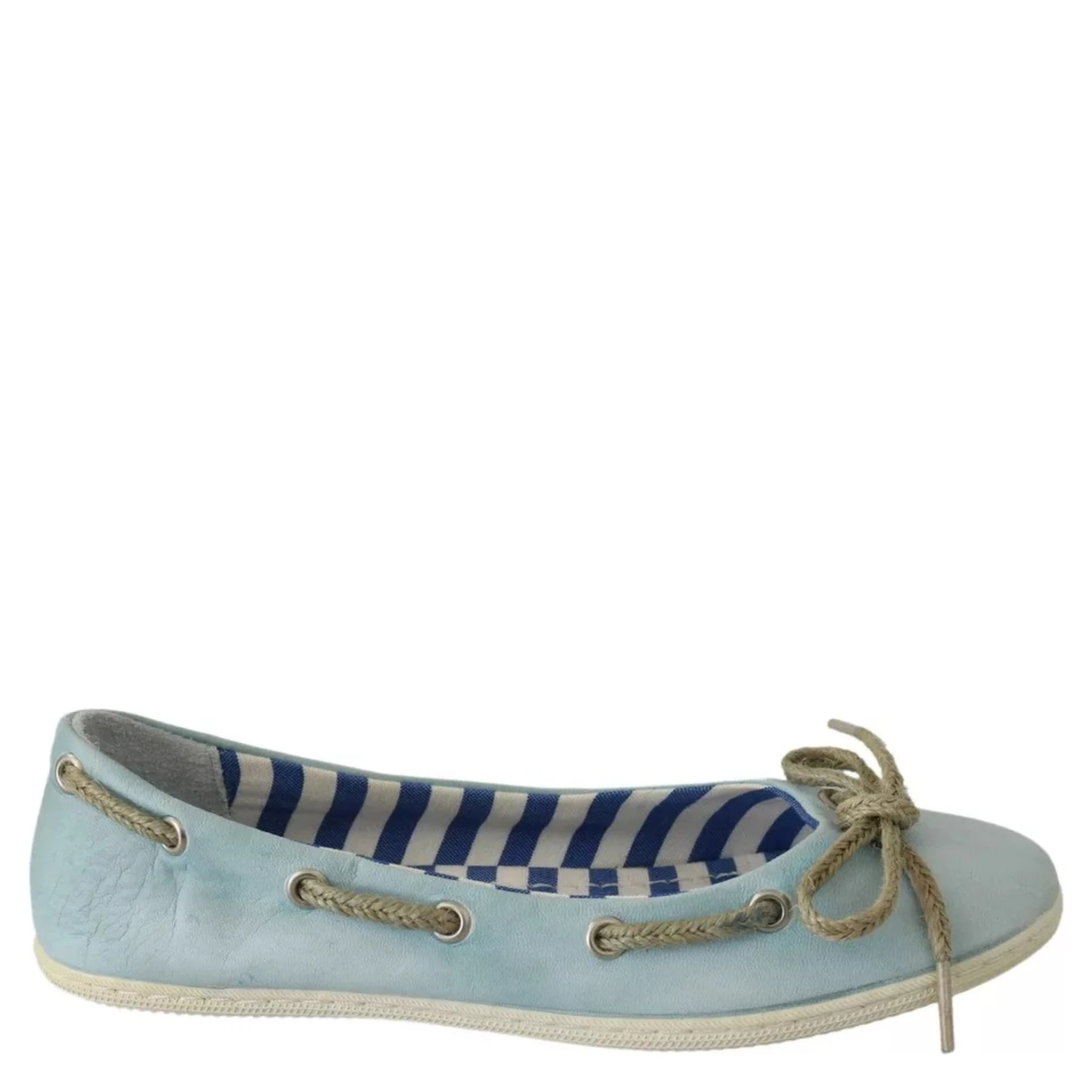 Minnesota Blue Stripe Flat Slip-On Shoes