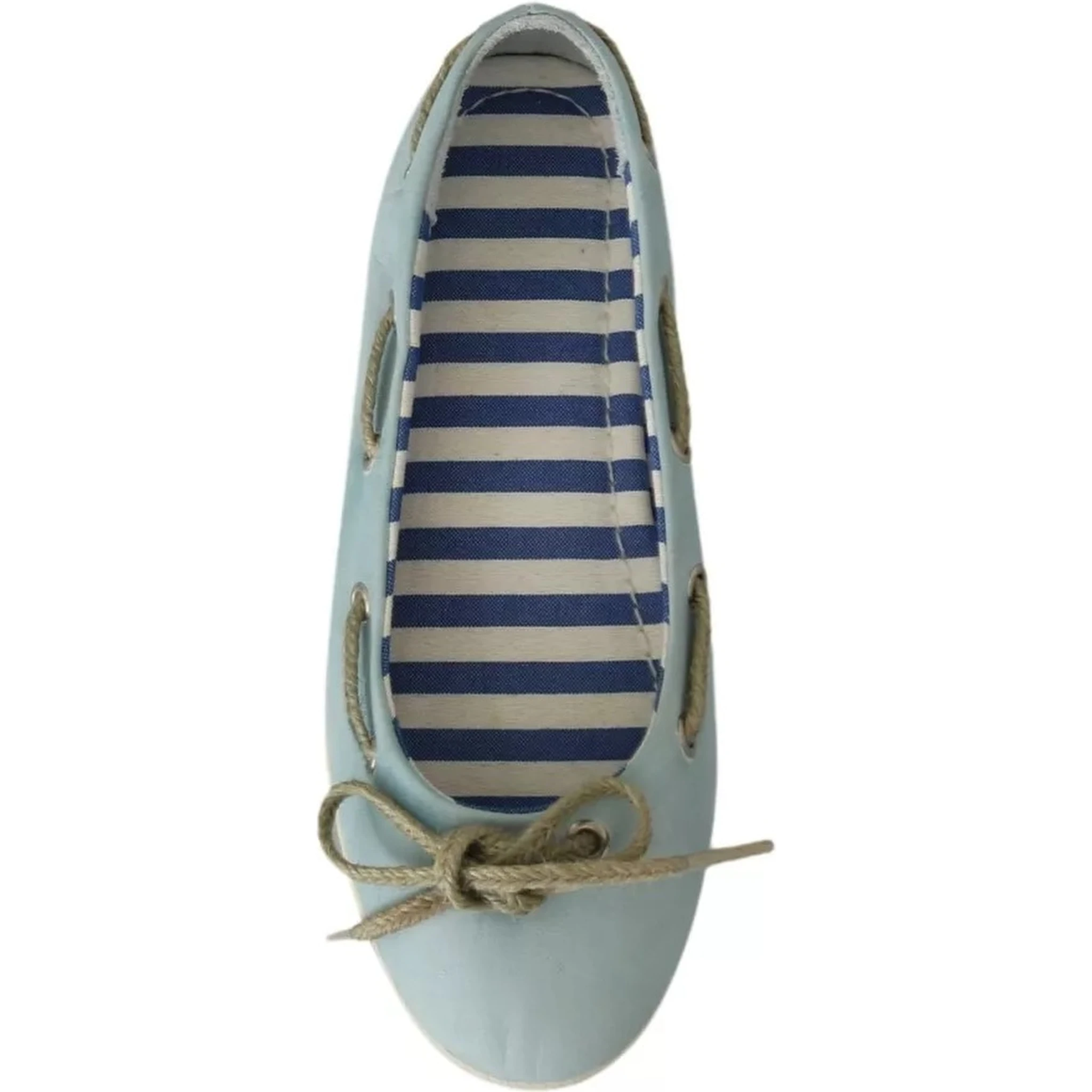 Minnesota Blue Stripe Flat Slip-On Shoes