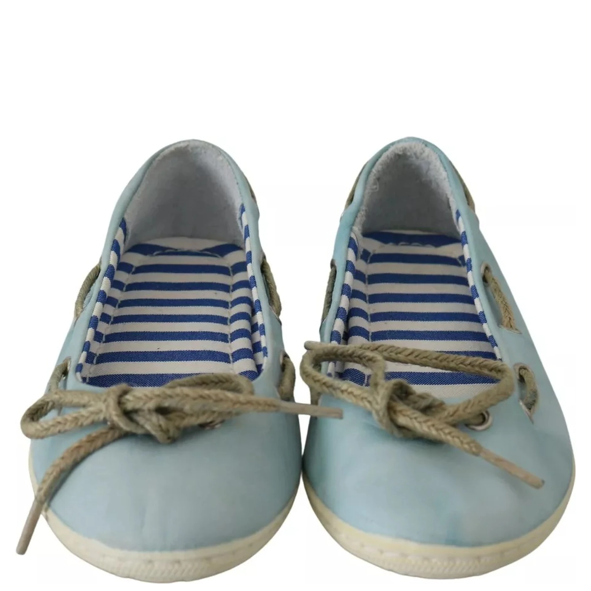 Minnesota Blue Stripe Flat Slip-On Shoes