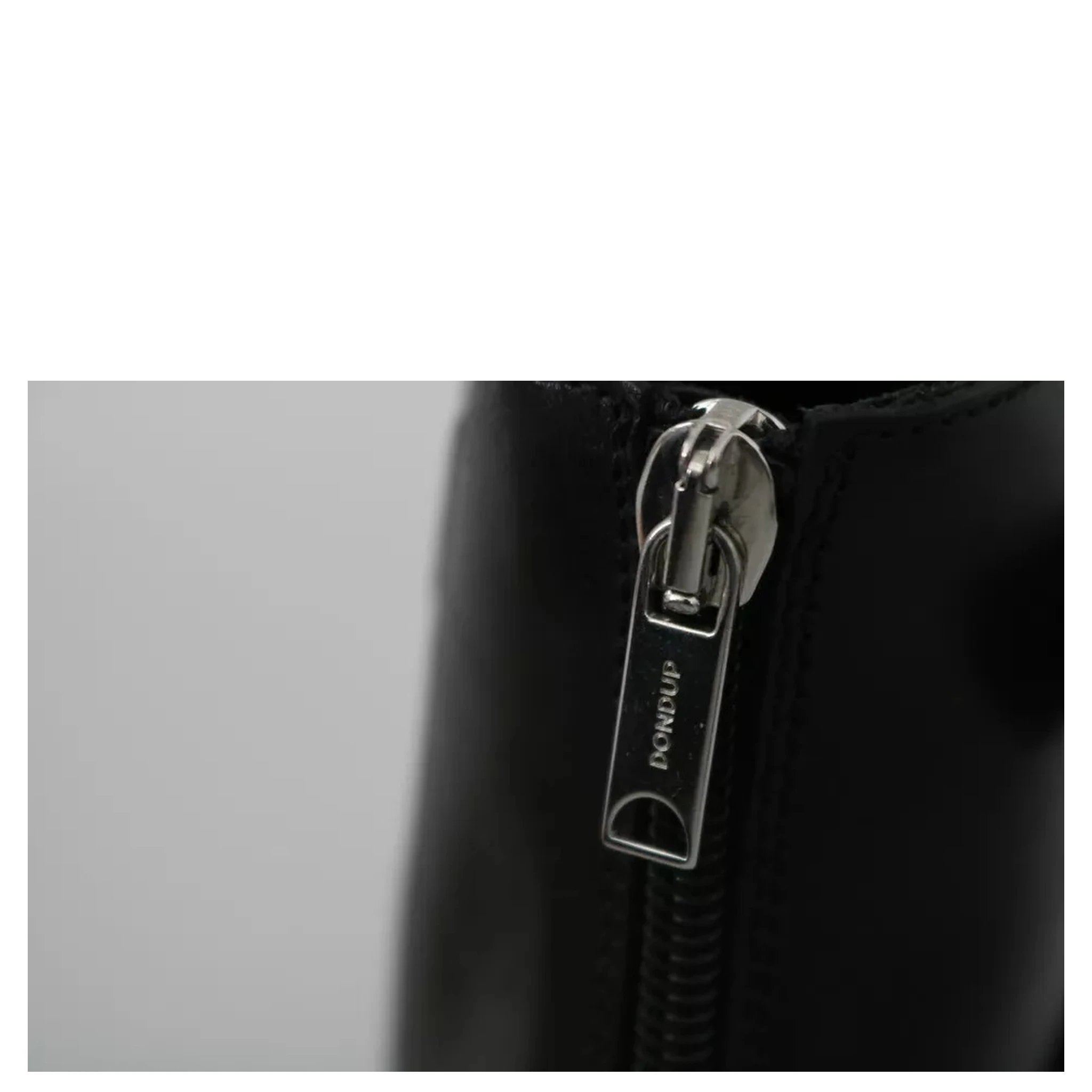 Black Fashion Buckled Zipper Ankle Boots Shoes