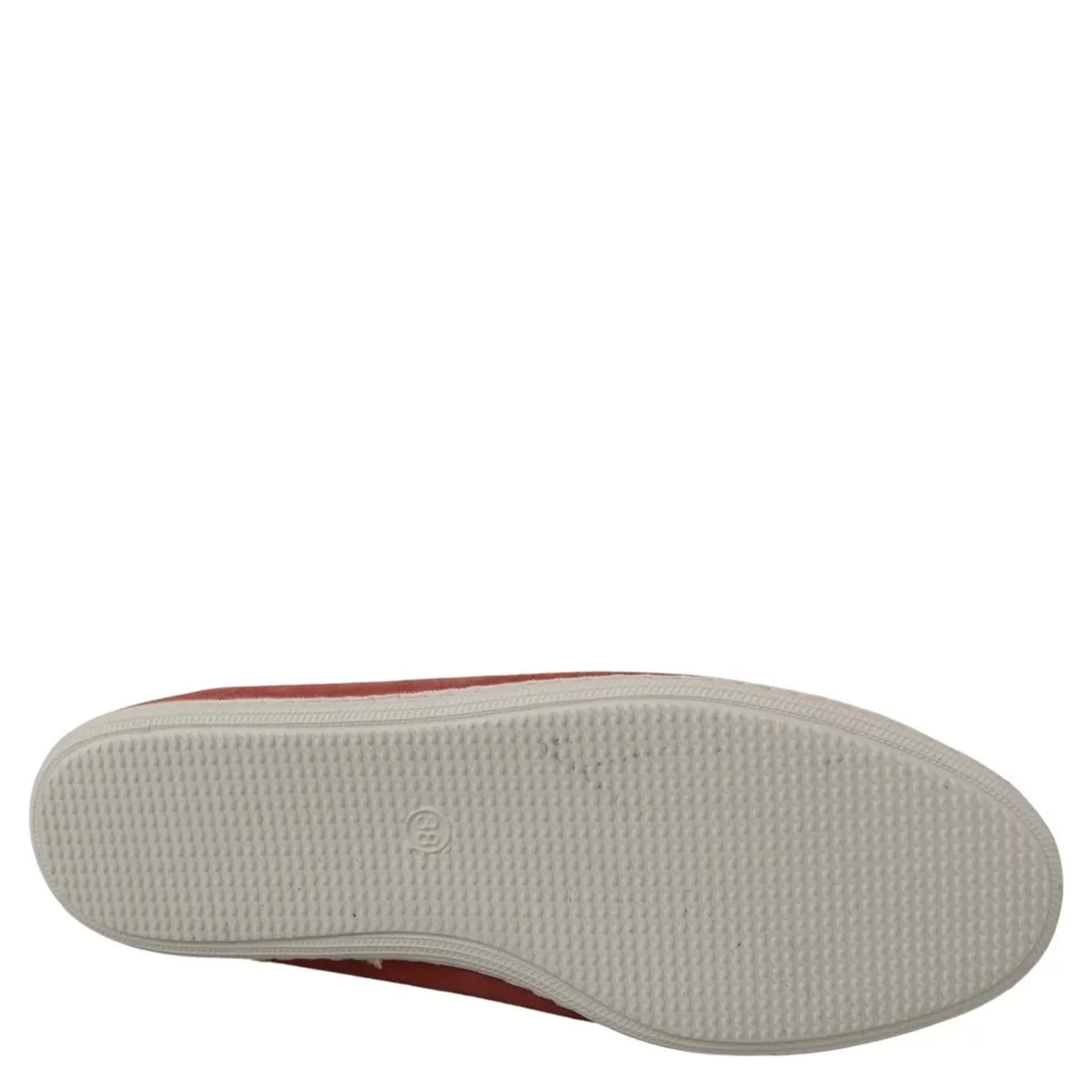 Coral Suede Lace Bow Loafers Ballet Flat Shoes