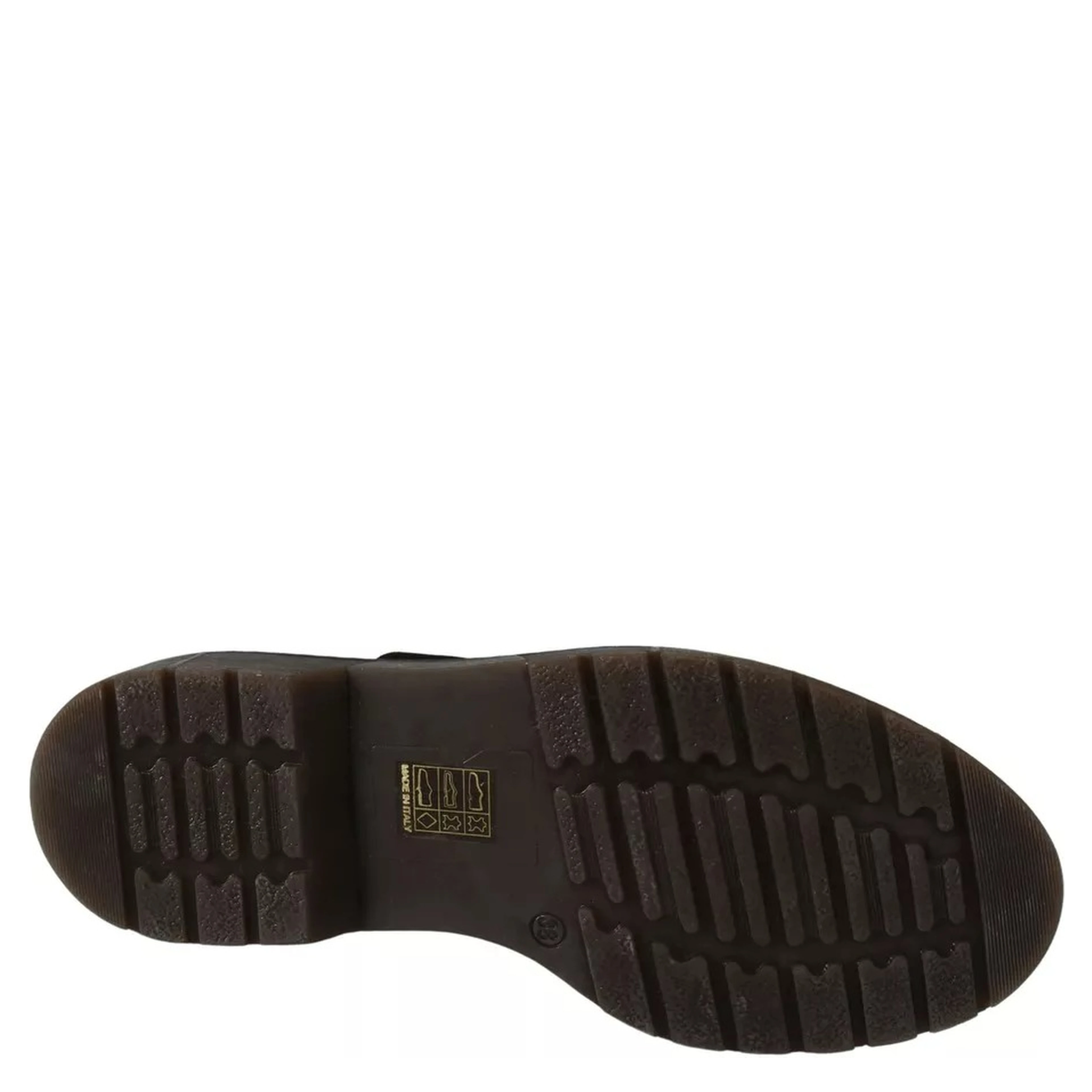 Dark Brown Leather Elastic Strap Shoes