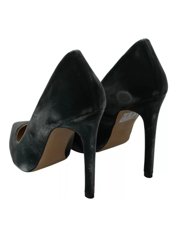 Gray Velvet Dress Stiletto Pumps Shoes alternative