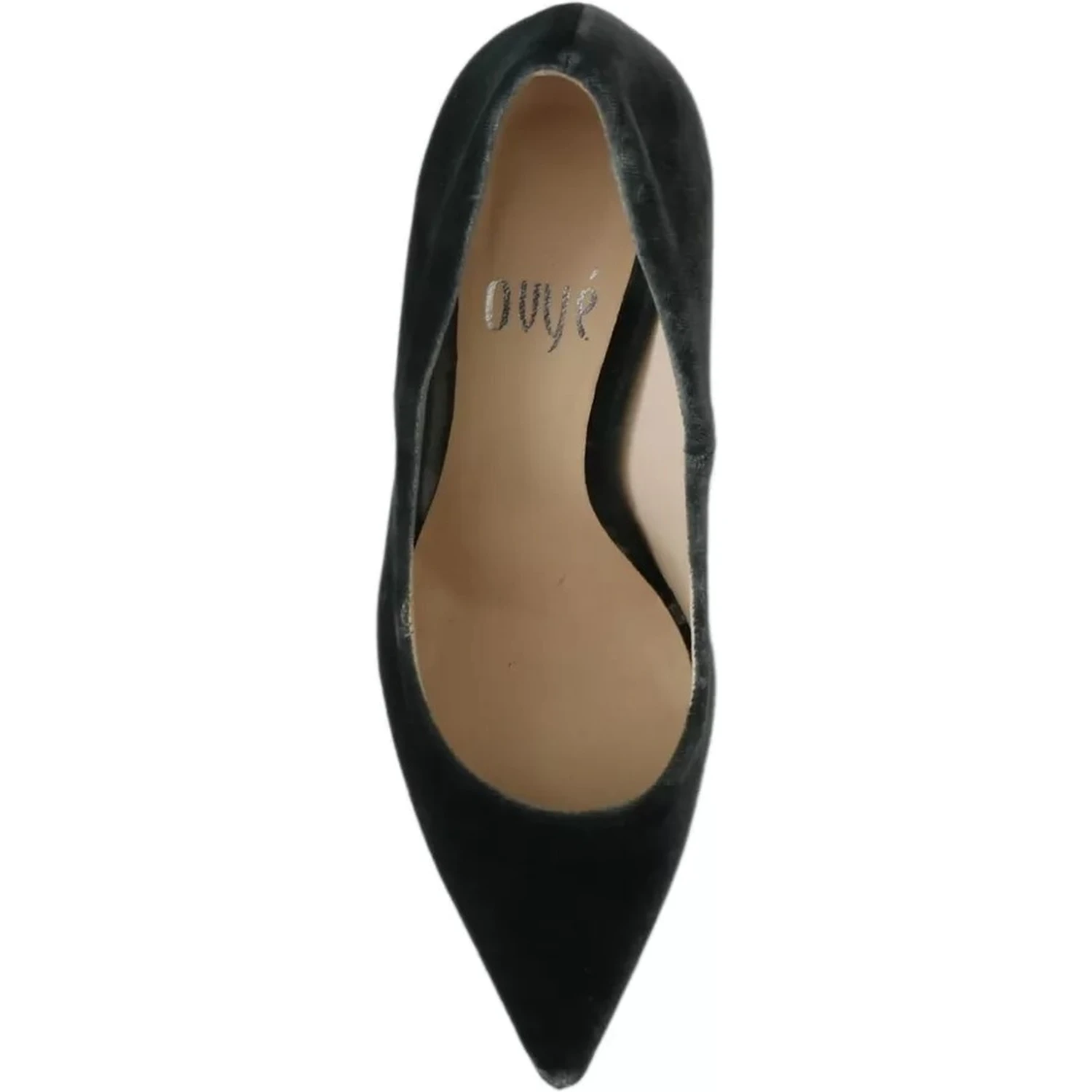 Gray Velvet Dress Stiletto Pumps Shoes