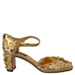 Gold Studs Vally Slingback Sandals Shoes