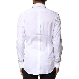 White GOLD Cotton Long Sleeves Men Dress Shirt