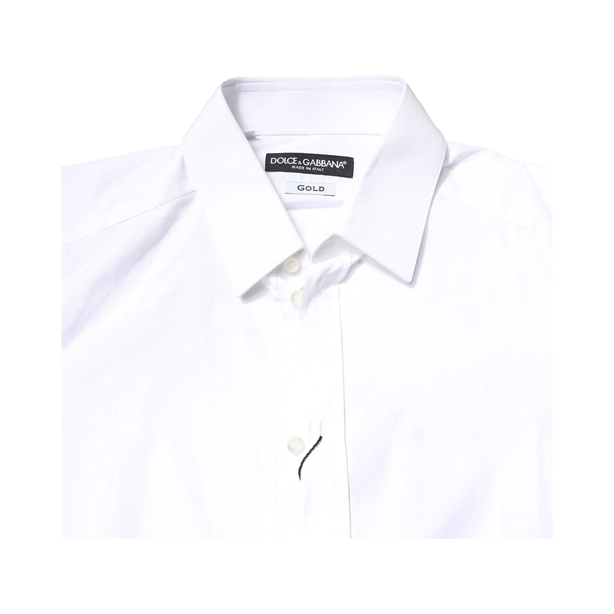 White GOLD Cotton Long Sleeves Men Dress Shirt