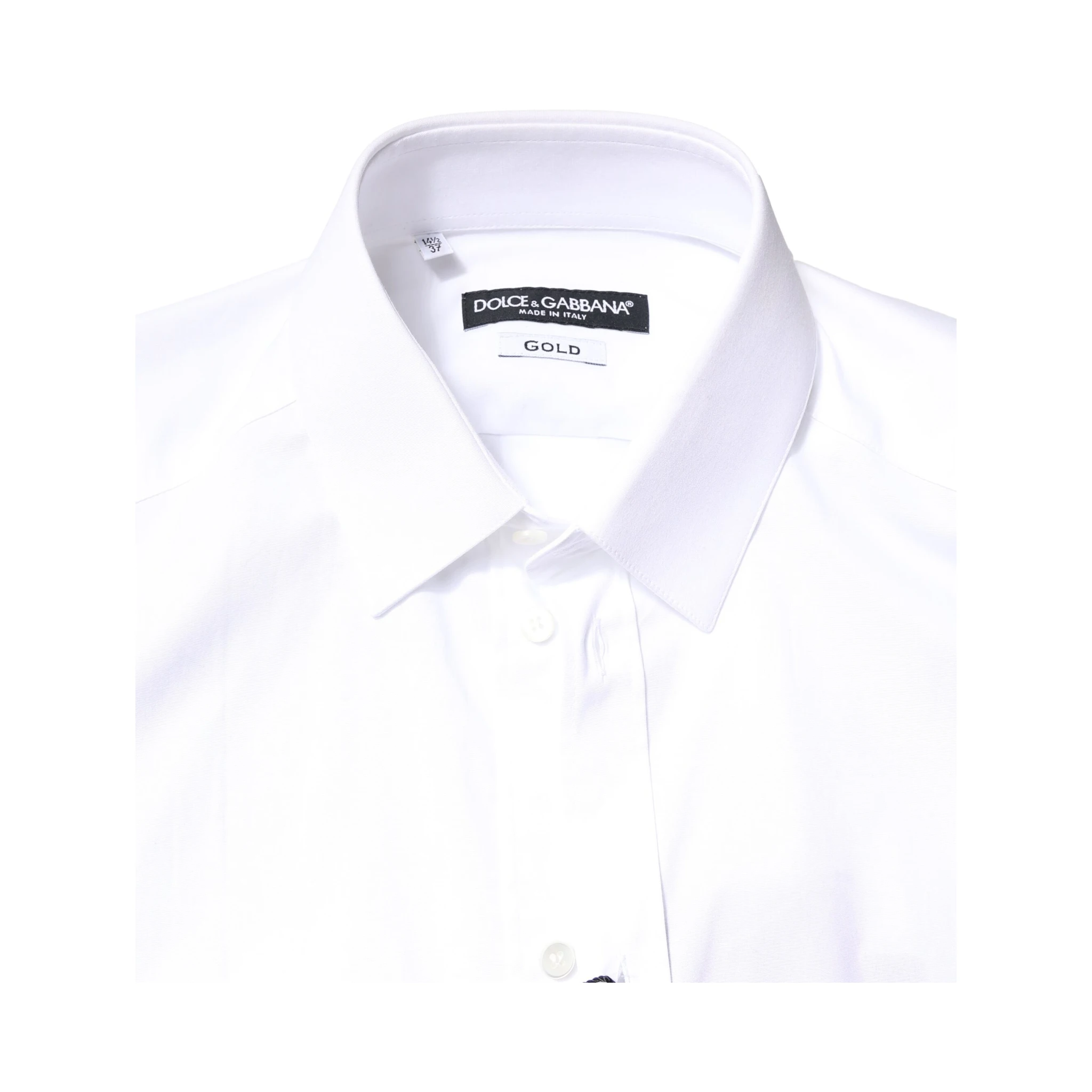 White GOLD Cotton Long Sleeves Dress Shirt