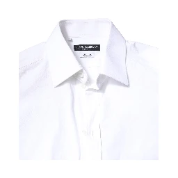 White GOLD Cotton Long Sleeves Men Dress Shirt